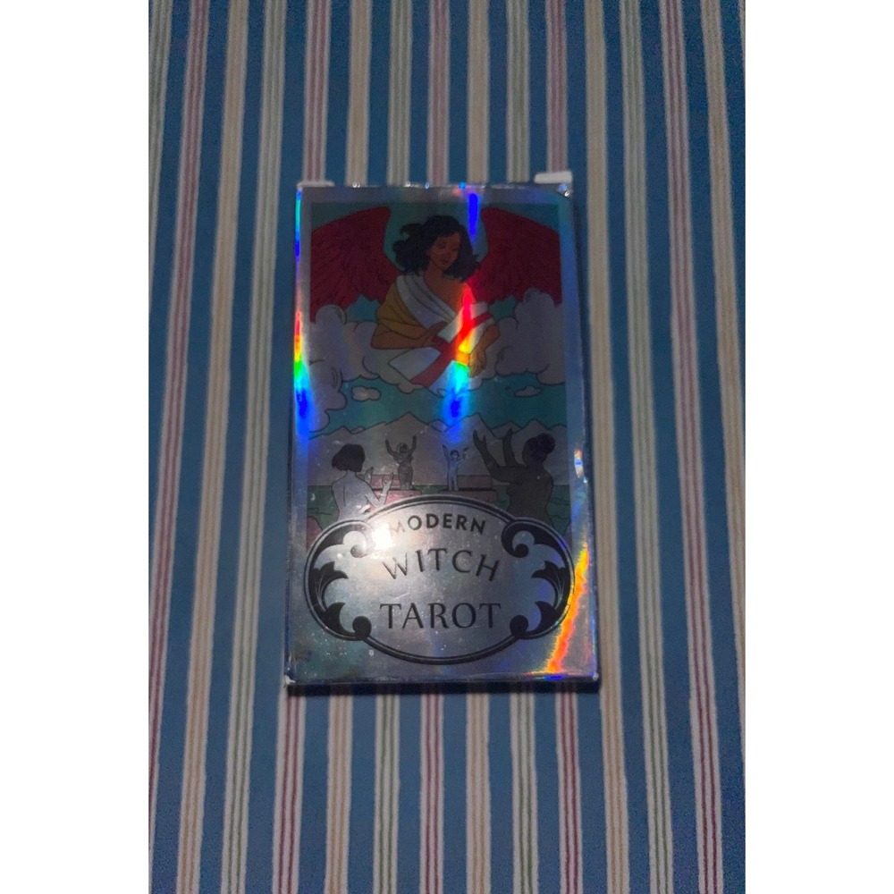 Modern Witch Tarot Deck Holographic Edition Whimsical Oracle Cards